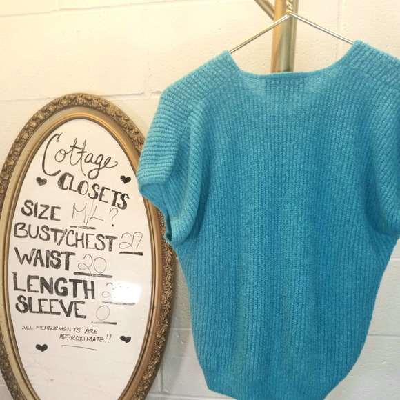 VTG 90s David Brett Box Sweater M/L - Picture 4 of 7